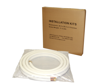 White Insulation Copper Line