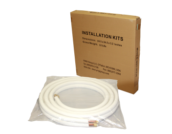 White Insulation Copper Line